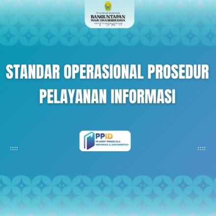 STANDAR OPERASIONAL PROSEDUR (SOP) PELAYANAN INFORMASI KALURAHAN BANGUNTAPAN 