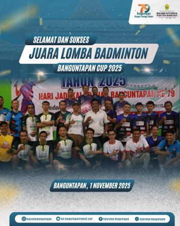 LOMBA BADMINTON BANGUNTAPAN CUP 2025