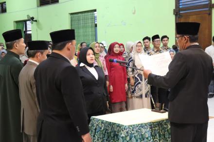 PELANTIKAN DAN SERAH TERIMA JABATAN DUKUH KARANGJAMBE KALURAHAN BANGUNTAPAN