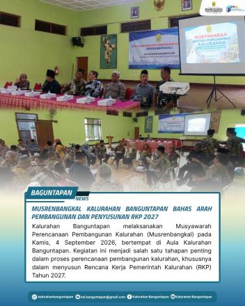 MUSRENBANGKAL BANGUNTAPAN BAHAS ARAH PEMBANGUNAN DAN PENYUSUNAN RKP 2027